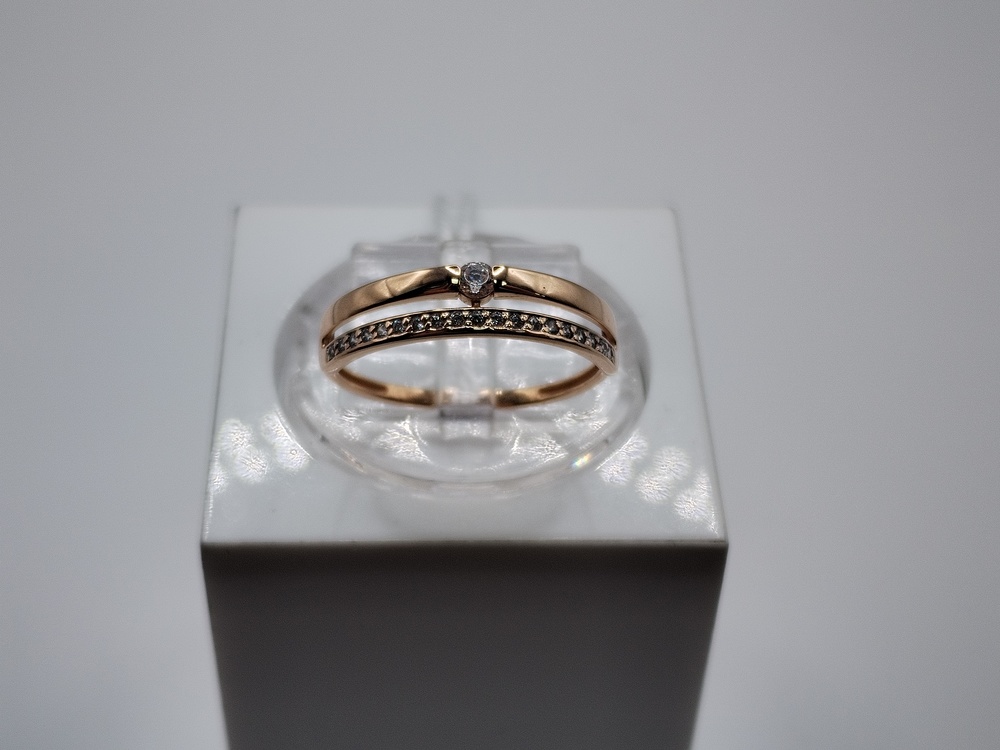 КОЛКМИ585 КОЛЬЦО С КАМНЯМИ (Au 585)