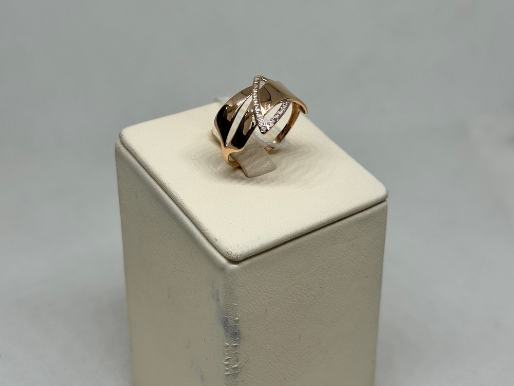 КОЛКМИ585 КОЛЬЦО С КАМНЯМИ (Au 585)