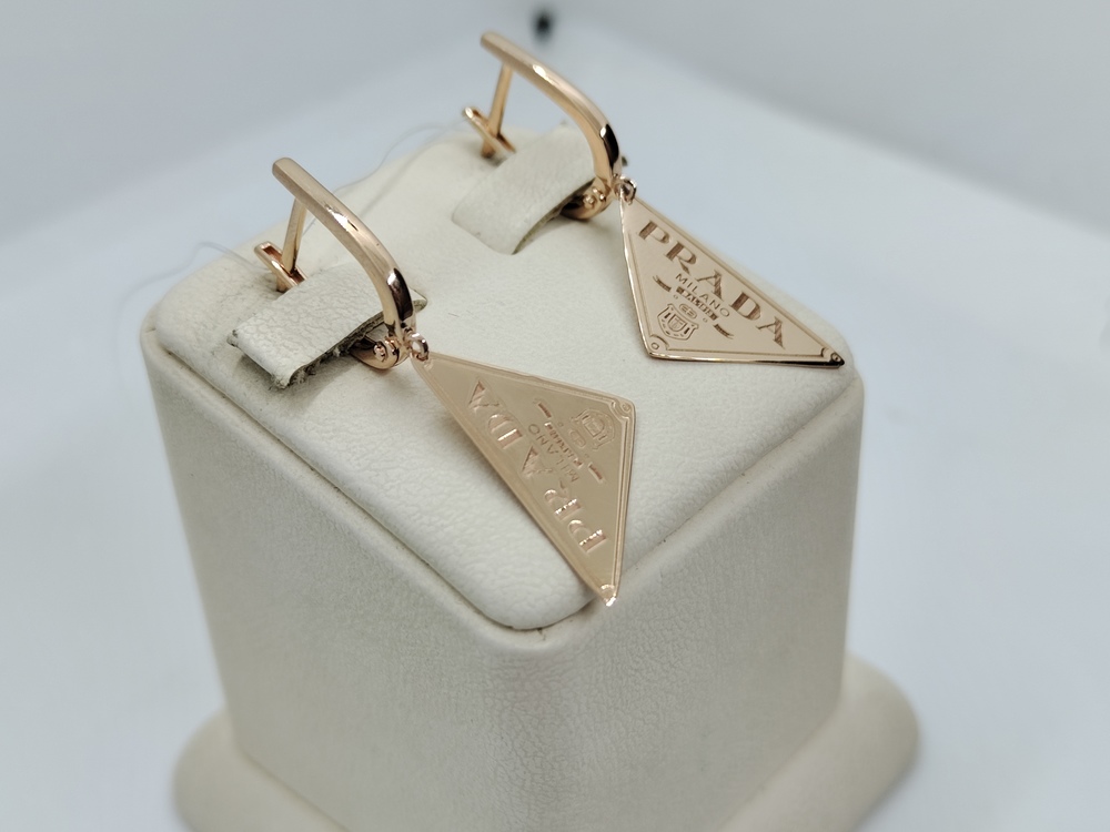 СЕРЬГИ БЕЗ КАМНЯ (Au 585)