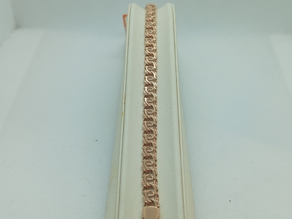 БЛБА585 БРАСЛЕТ ПОЛНОВЕСНЫЙ Бисмарк арбский (Au 585)