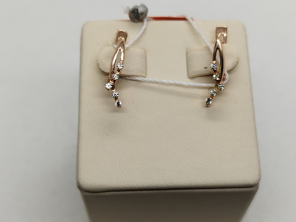 СЕРЬГИ С КАМНЯМИ (Au 585)