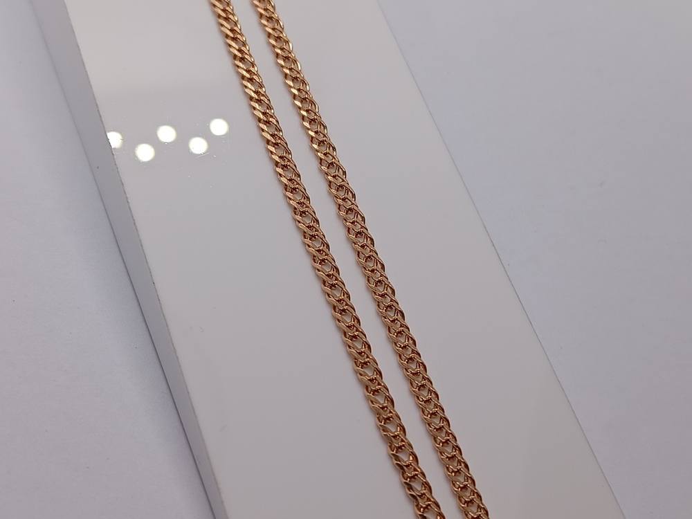 ЦЛР2585 ЦЕПЬ ПОЛНОВЕСНАЯ Ромб двойной (Au 585)