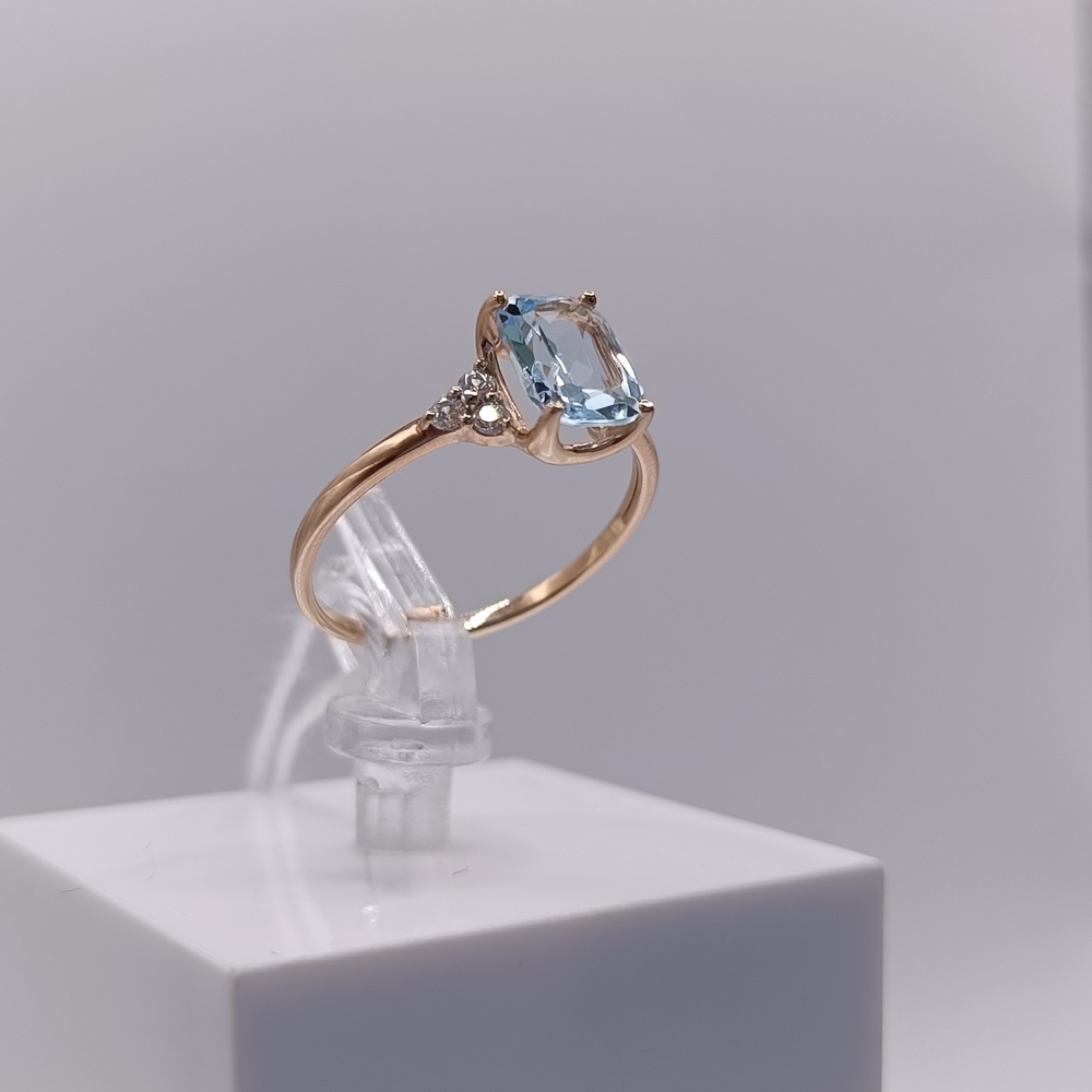 КОЛКМИ585 КОЛЬЦО С КАМНЯМИ (Au 585)