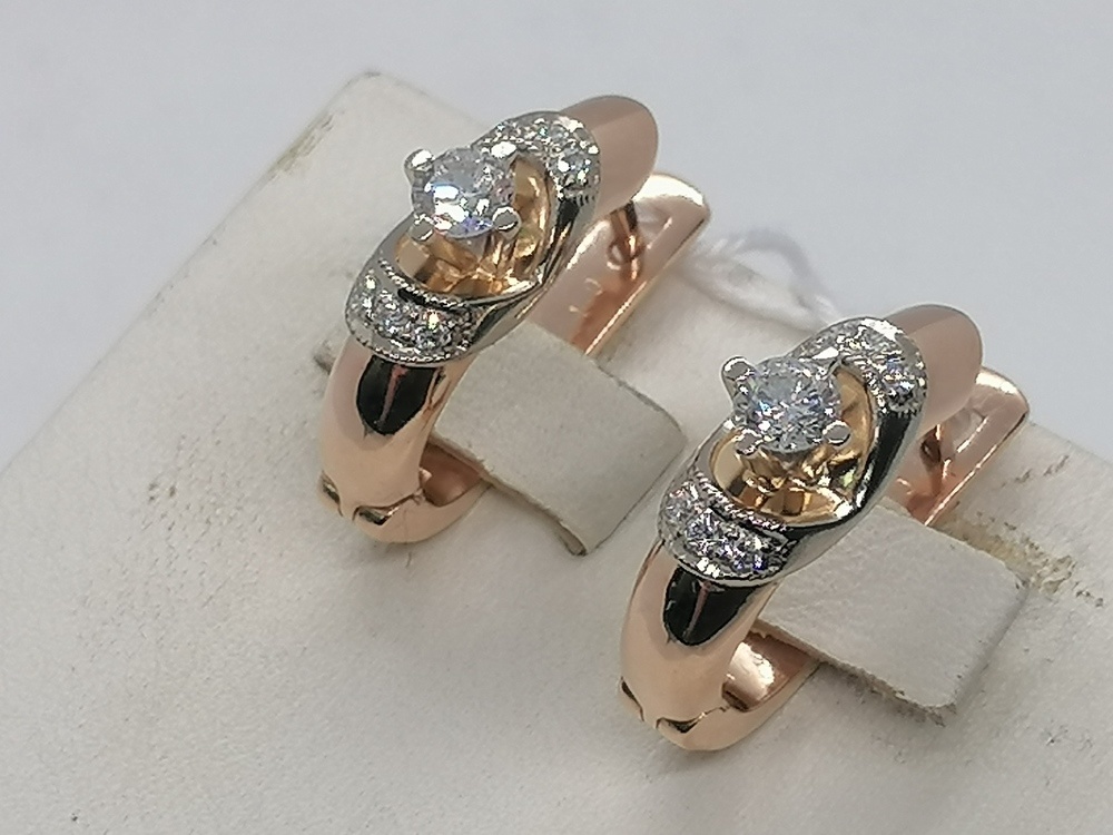 СЕРЬГИ БРИЛЛИАНТ (Au 585)