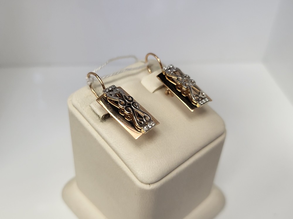 СЕРЬГИ С КАМНЯМИ (Au 585)