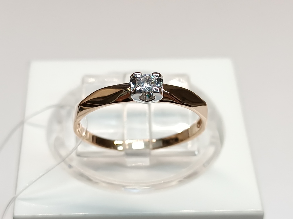 КОЛЬЦО С КАМНЕМ (Au 585)