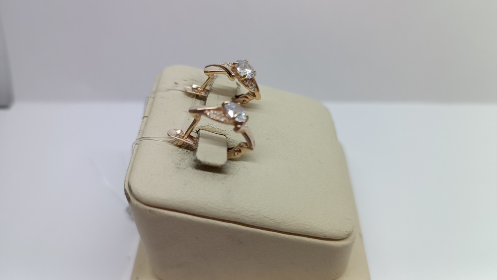 СЕРЬГИ С КАМНЯМИ (Au 585)