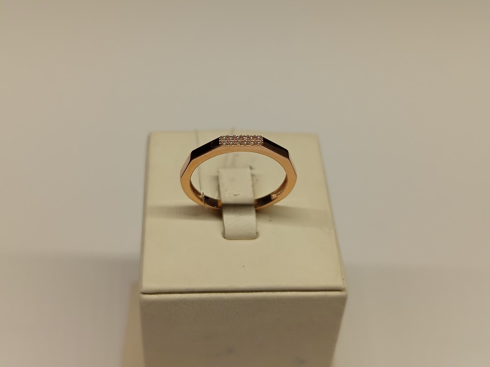 КОЛЬЦО С КАМНЯМИ (Au 585)