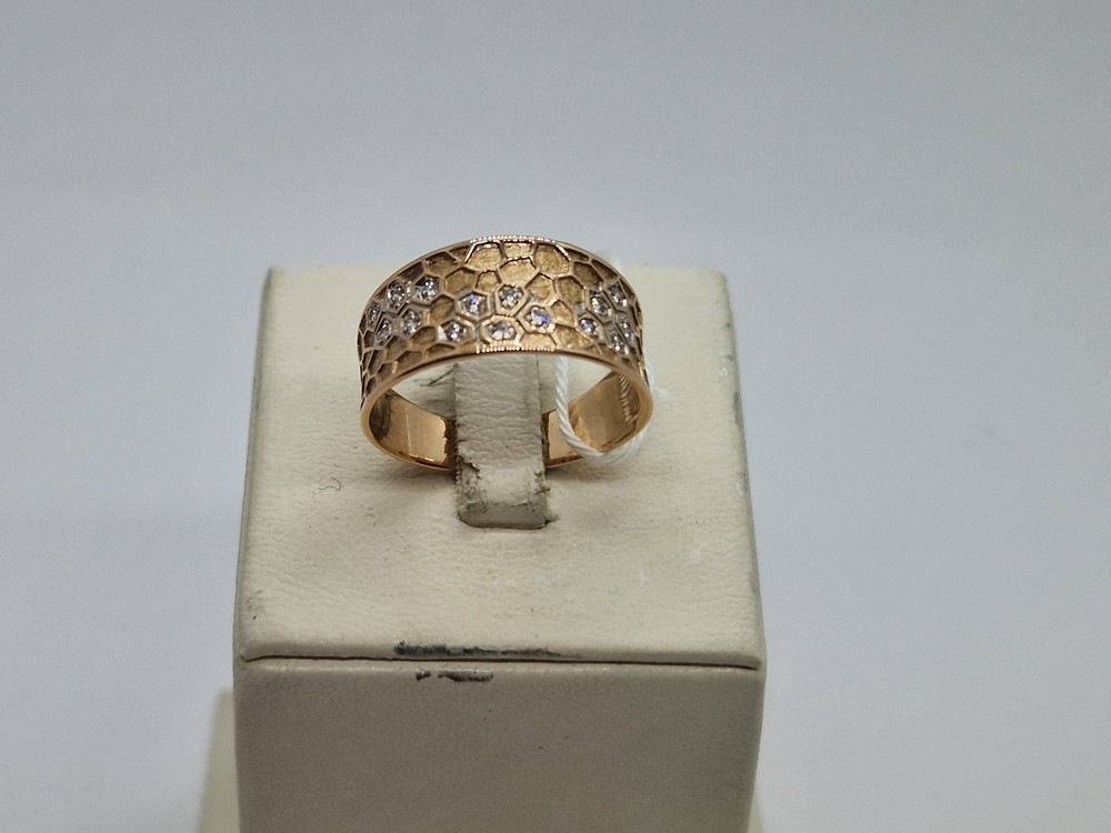 КОЛКМИ585 КОЛЬЦО С КАМНЯМИ (Au 585)
