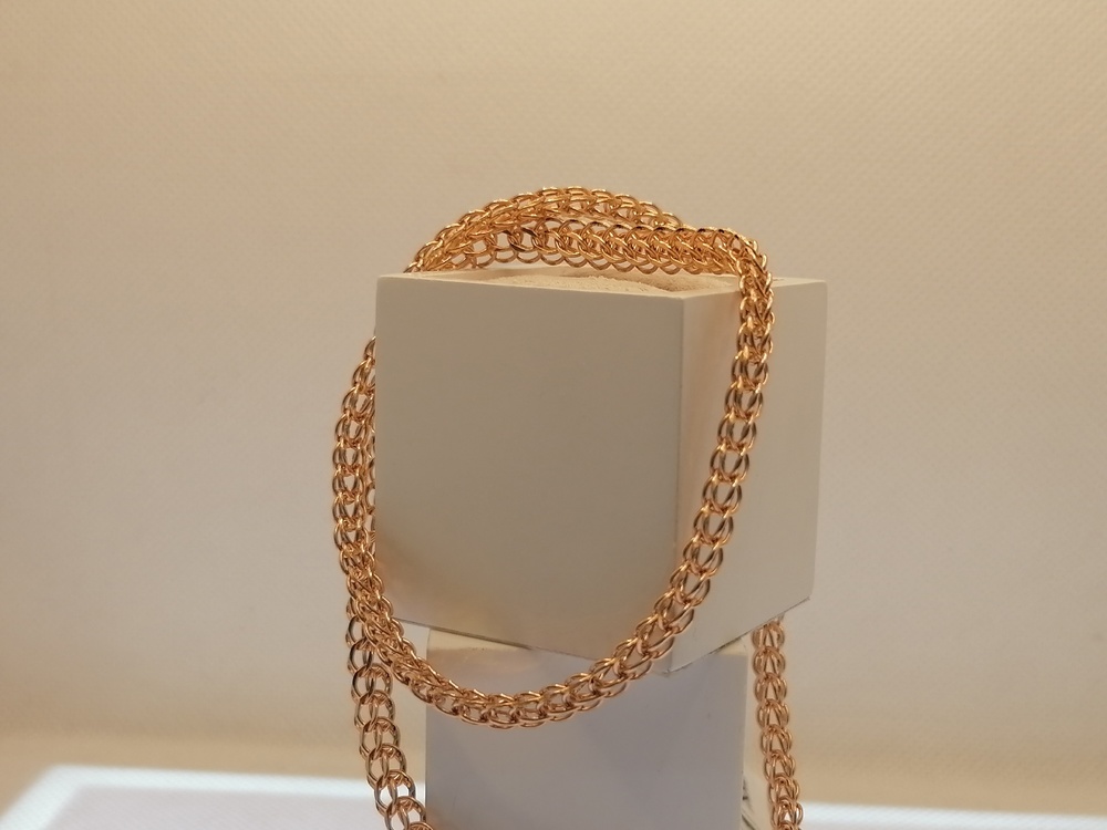 Ц12ИТ1060А2-Зл51 ЦЕПЬ ПУСТОТЕЛАЯ Итальянка (Au 585)