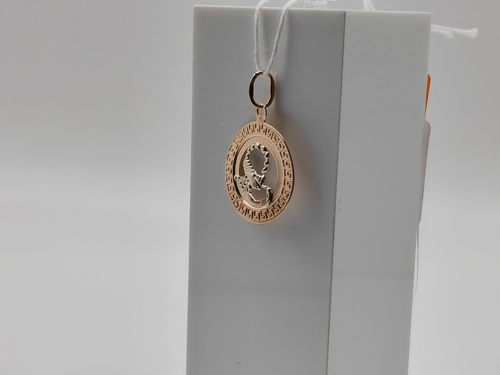 ПОДВЕСКА ЗНАК ЗОДИАКА СКОРПИОН Au 585