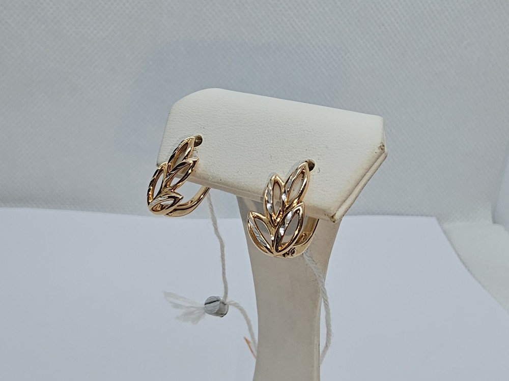 СБКМ585 СЕРЬГИ БЕЗ КАМНЯ (Au 585)