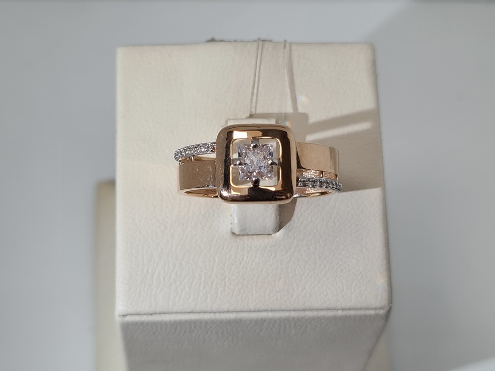 024481-1102 КОЛЬЦО С КАМНЯМИ (Au 585)