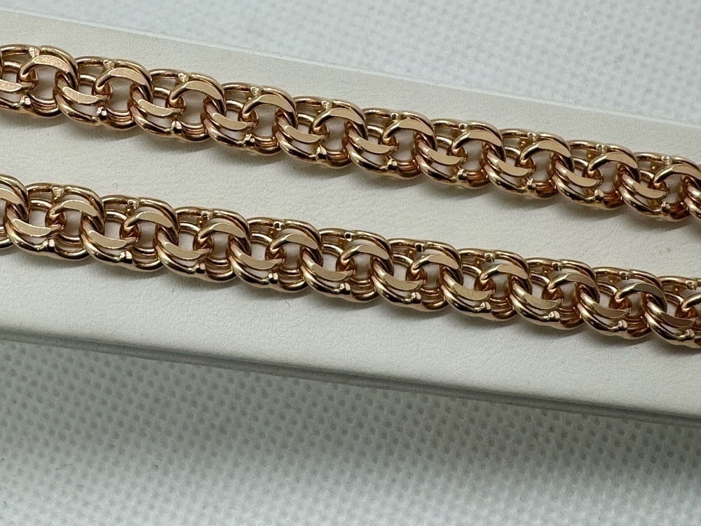 ЦЕПЬ ПОЛНОВЕСНАЯ Бисмарк (Au 585)