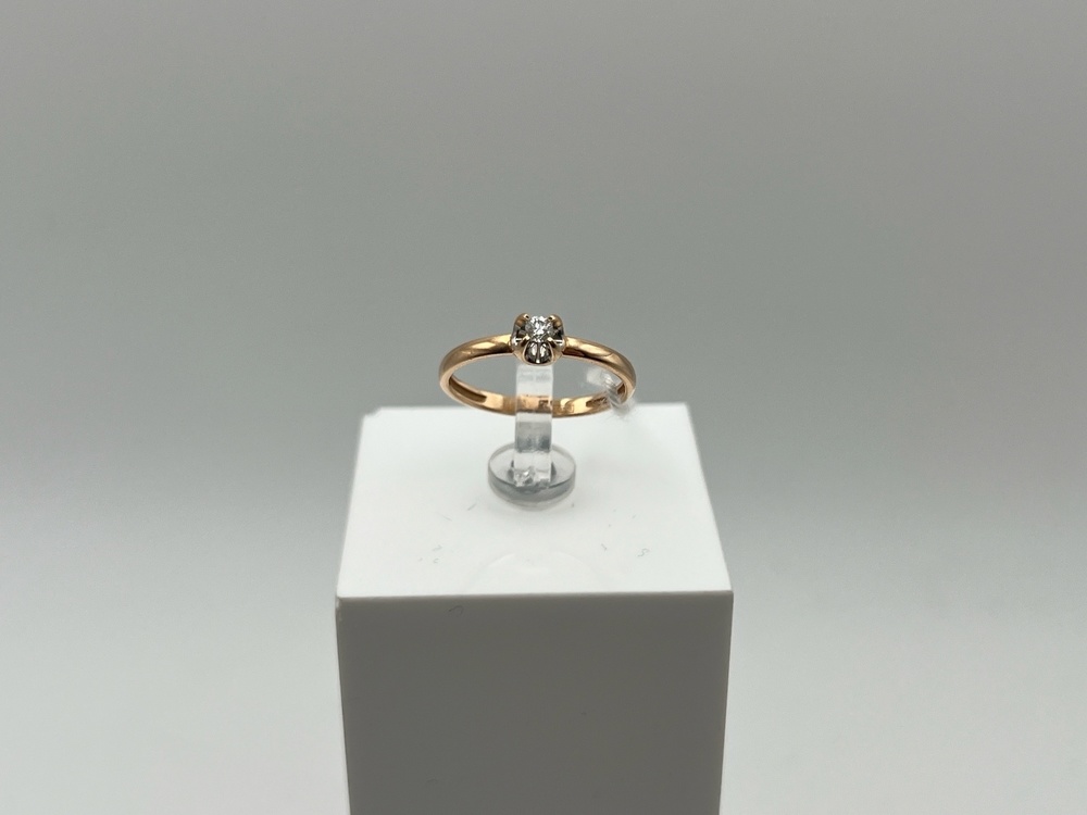 КОЛЬЦО БРИЛЛИАНТ Au 585