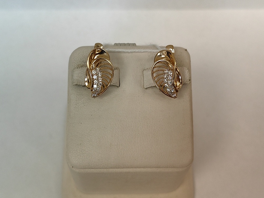 СЕРЬГИ С КАМНЯМИ (Au 585)