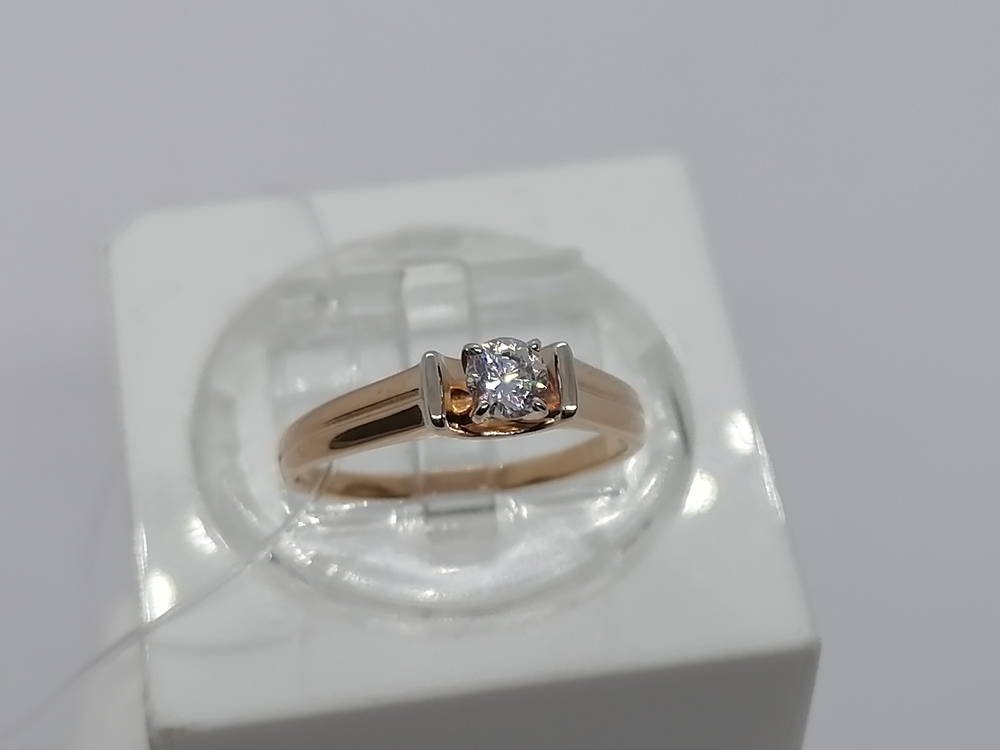 КОЛЬЦО С КАМНЕМ (Au 585)