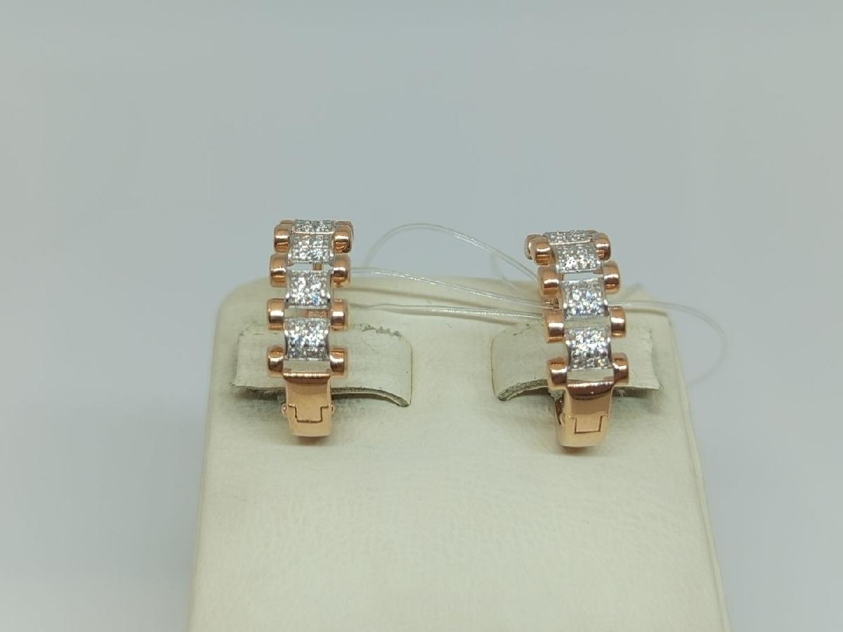 СЕРЬГИ С КАМНЯМИ (Au 585)