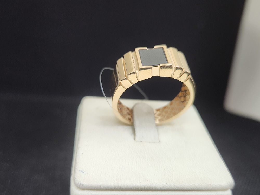 КОЛЬЦО ПЕЧАТКА с камнем (Au 585)