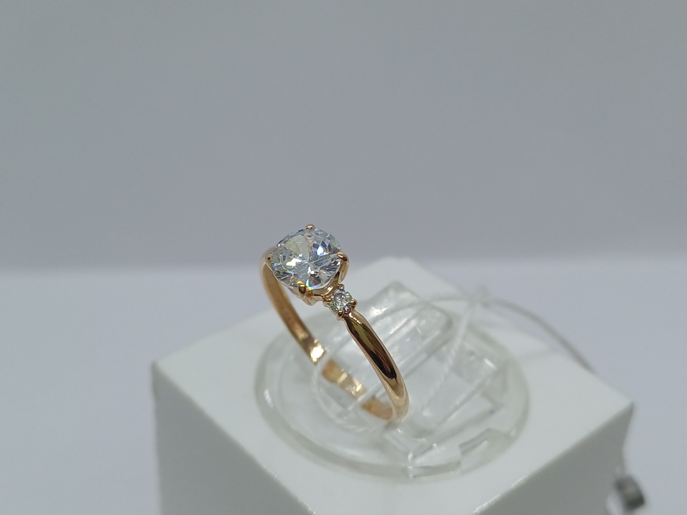 КОЛКМИ585 КОЛЬЦО С КАМНЯМИ (Au 585)