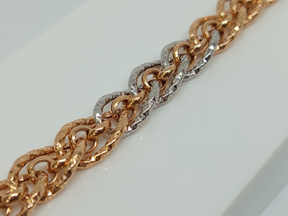 Т-26213 БРАСЛЕТ БЕЗ КАМНЯ (Au 585)