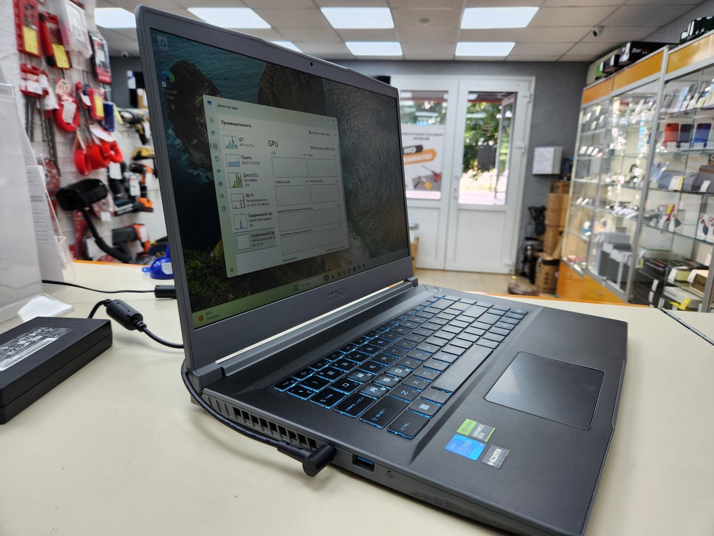 Ноутбук MSI; Core I5-12450H, GeForce RTX 2050, 16 Гб, 480 Гб, Нет