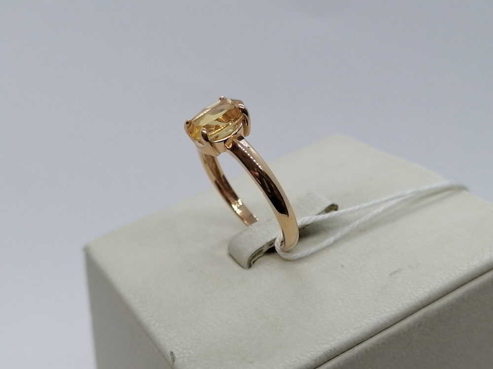 КОЛКМ585 КОЛЬЦО С КАМНЕМ (Au 585)