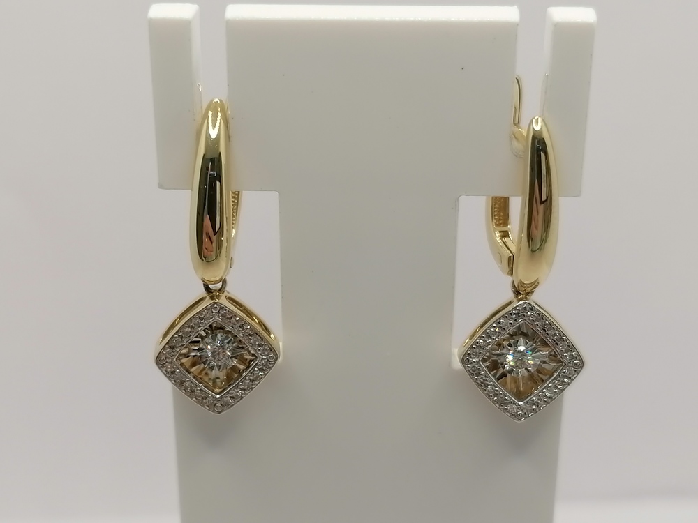 СЕРЬГИ БРИЛЛИАНТ (Au 585)