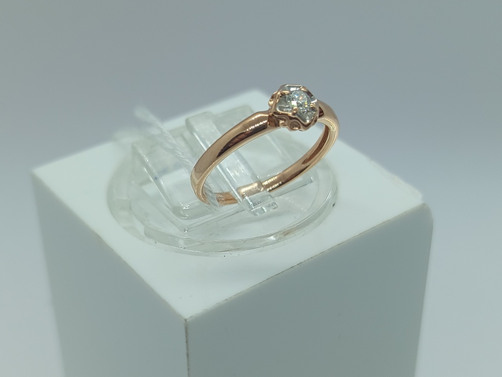 КОЛЬЦО БРИЛЛИАНТ Au 585