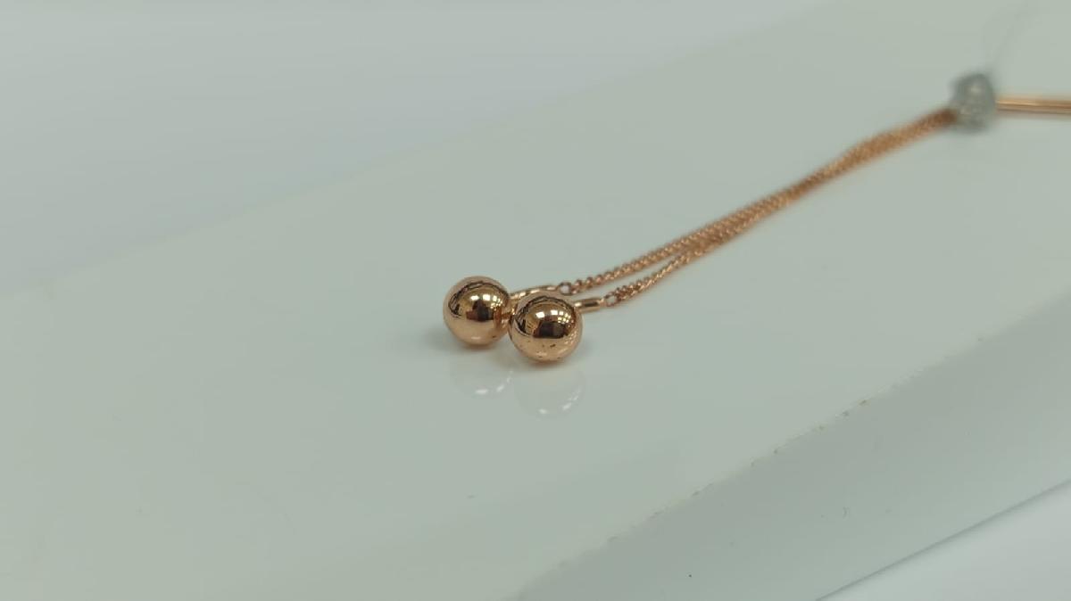 01-206918 СЕРЬГИ ПРОДЕВКИ без камня (Au 585)