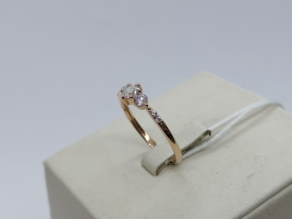 КОЛКМИ585 КОЛЬЦО С КАМНЯМИ (Au 585)