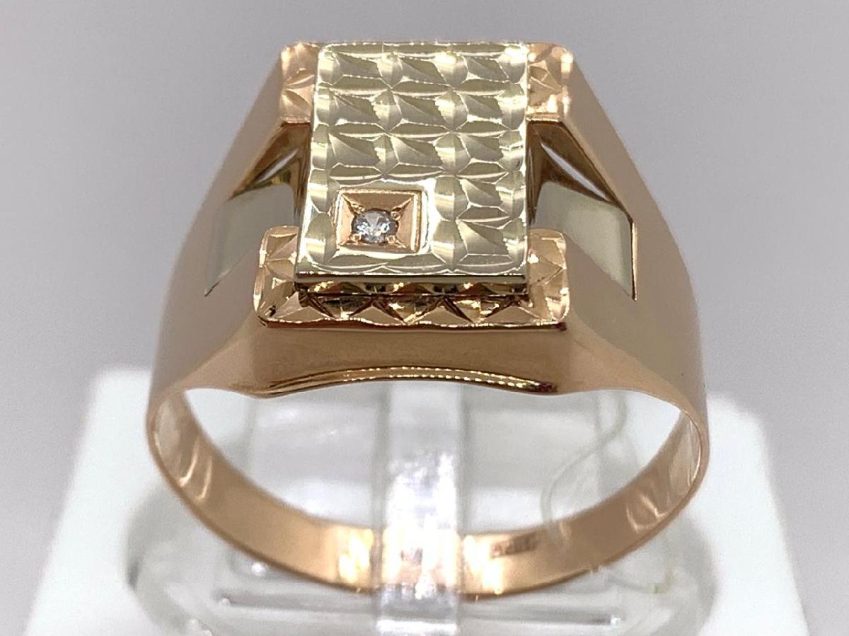 51-0024 КОЛЬЦО ПЕЧАТКА с камнем (Au 585)