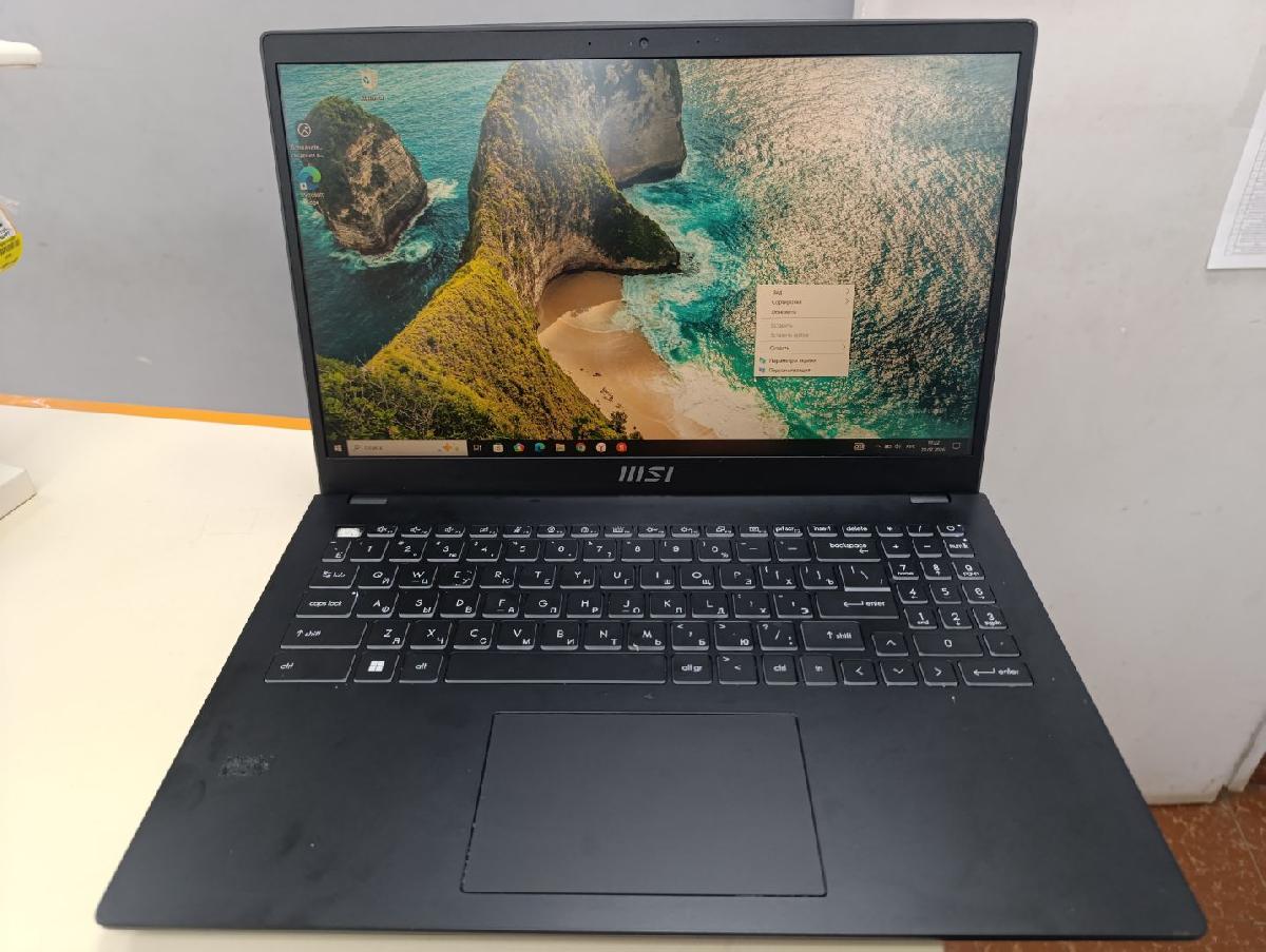 Ноутбук MSI; Core I3-1115G4, Intel UHD Graphics, 8 Гб, 256 Гб, Нет