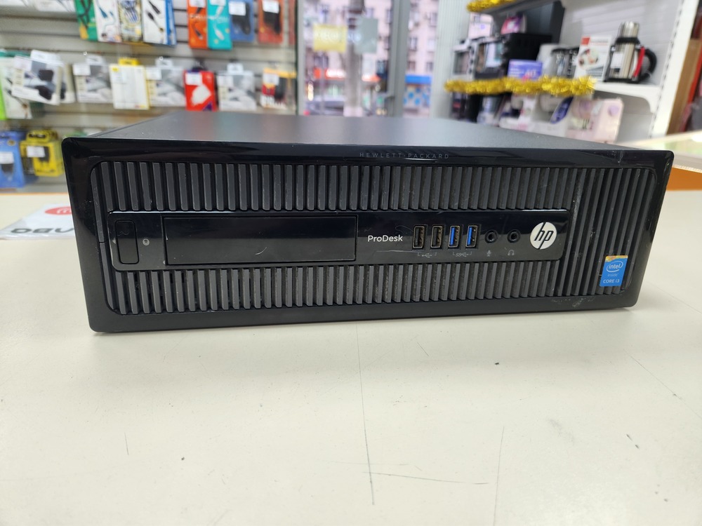 Системный блок HP; Core i3-4160, Intel UHD Graphics, 4 Гб, Нет, 500 Гб