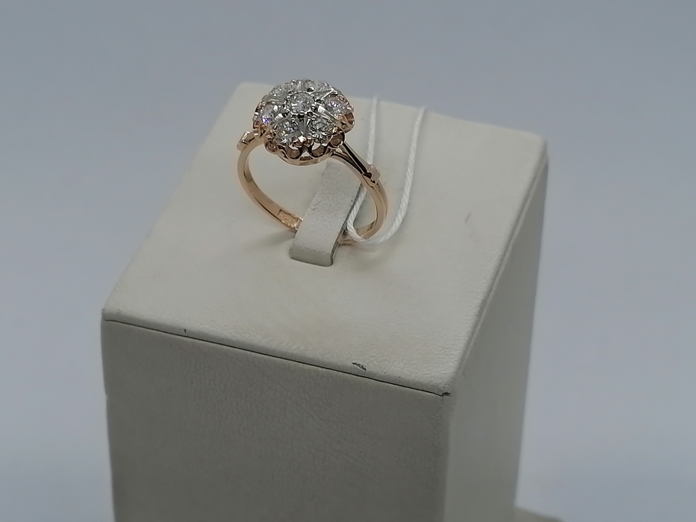 КОЛЬЦО БРИЛЛИАНТ Au 583