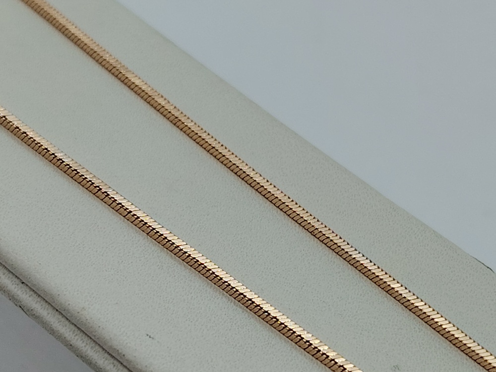 ЦЕПЬ ПОЛНОВЕСНАЯ Жгут(снейк) (Au 585)