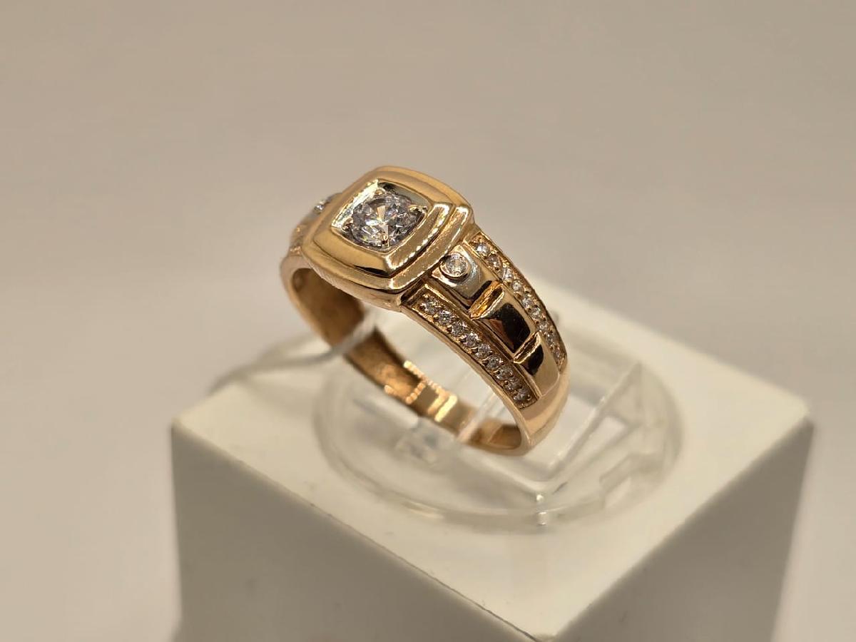 ПЕЧКМИ585 ПЕЧАТКА С КАМНЯМИ (Au 585)