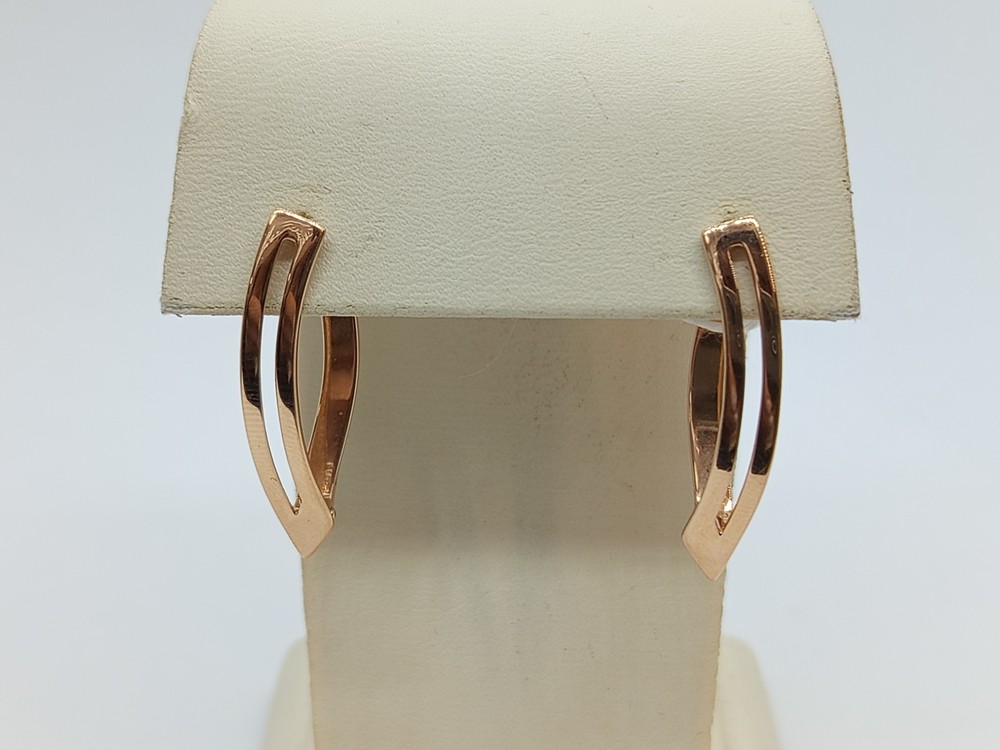 СБКМ585 СЕРЬГИ БЕЗ КАМНЯ (Au 585)