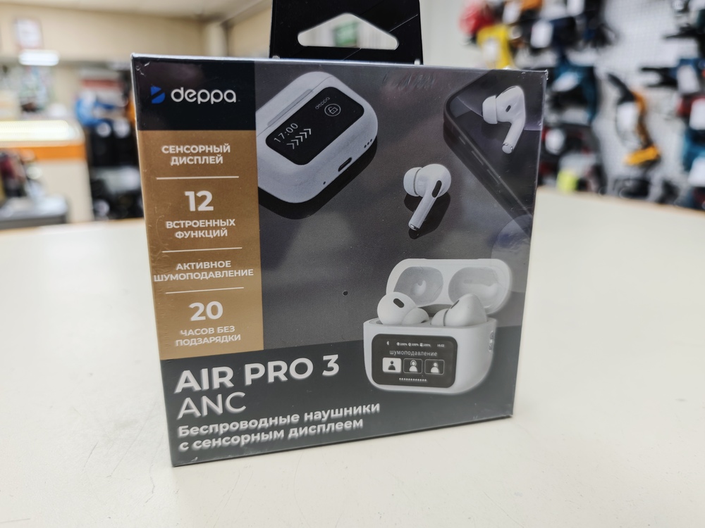 Наушники беспроводные Deppa 44213 Air Pro 3 ANC