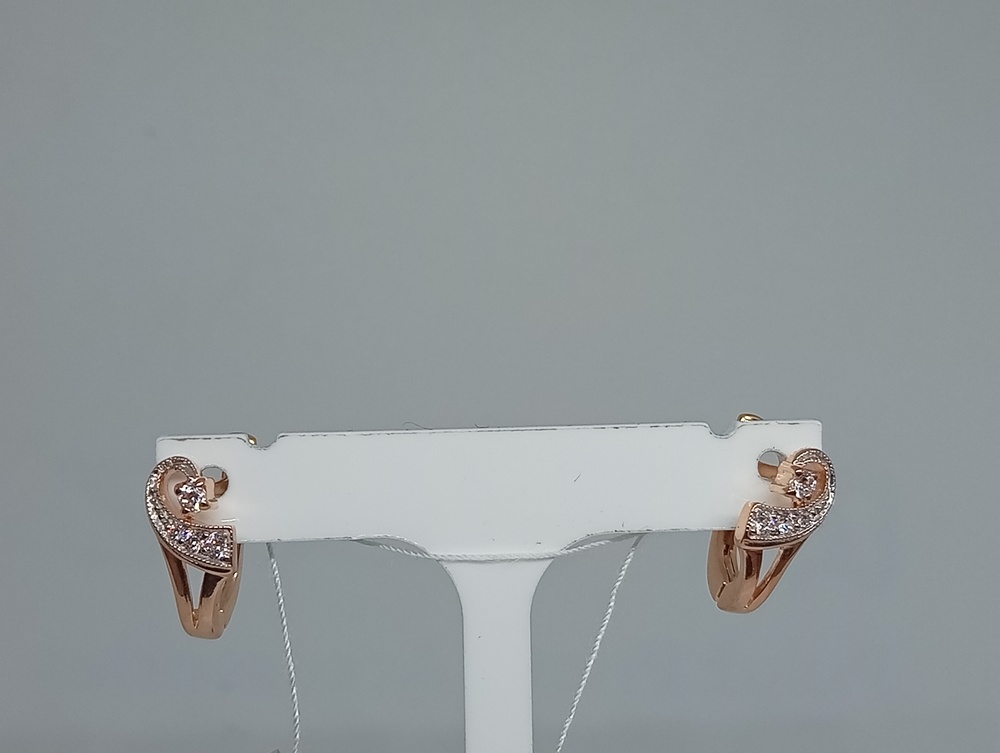 СЕРЬГИ С КАМНЯМИ (Au 585)