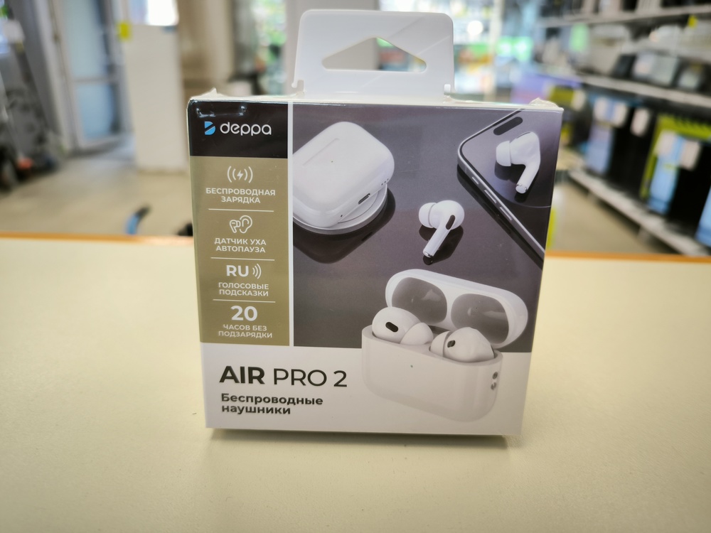 Наушники беспроводные Deppa 44167 Air Pro 2