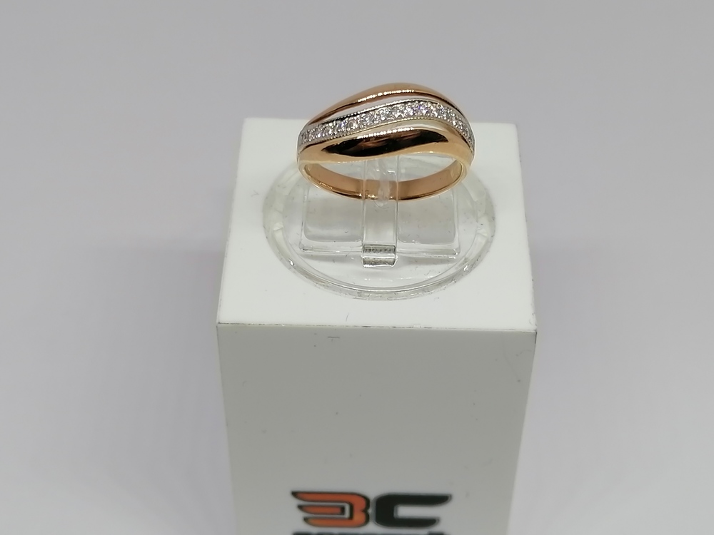 КОЛКМИ585 КОЛЬЦО С КАМНЯМИ (Au 585)