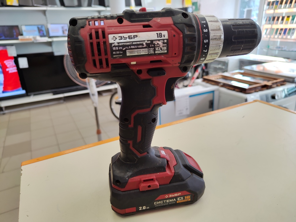 Шуруповерт Зубр ДШЛ-185