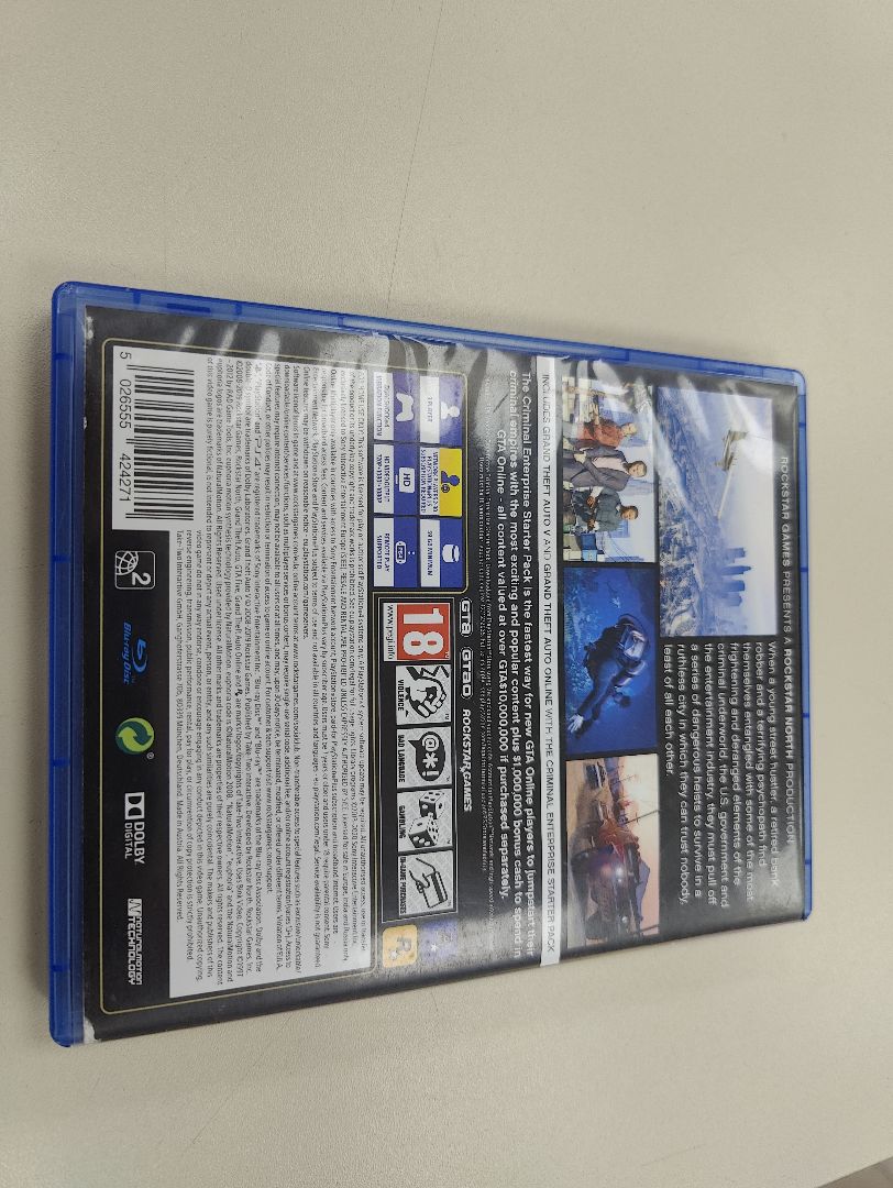 Игра Playstation 4 GTA 5