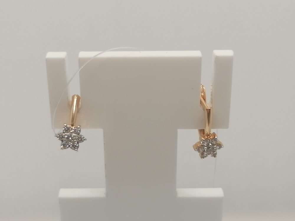 СЕРЬГИ С КАМНЯМИ (Au 585)