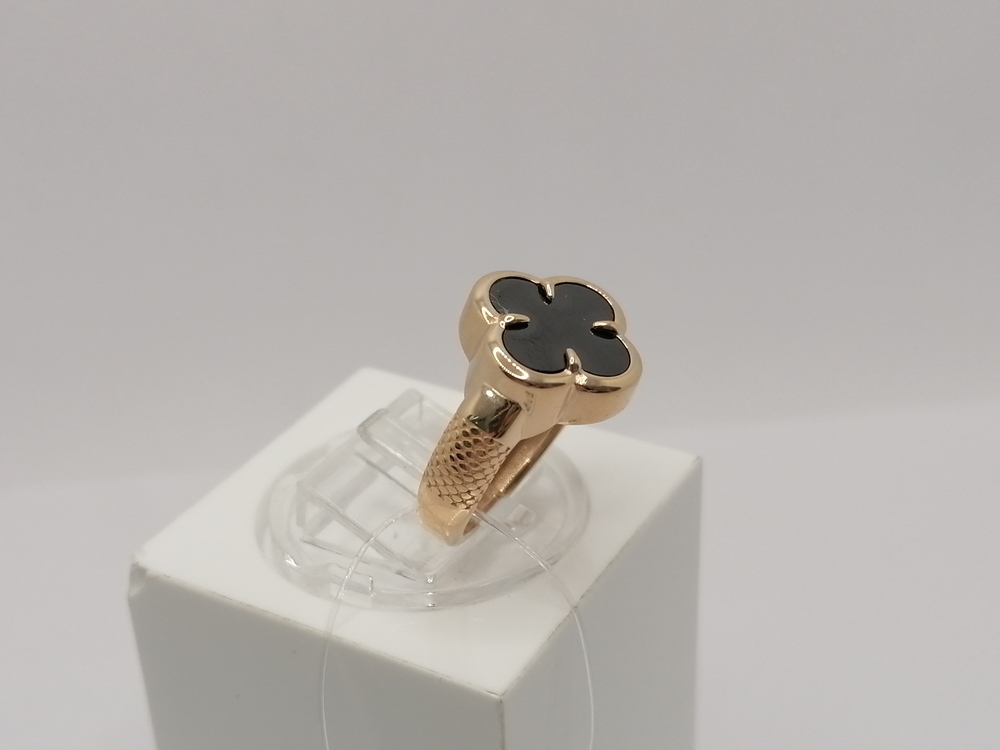 110111 КОЛЬЦО С КАМНЕМ (Au 585)