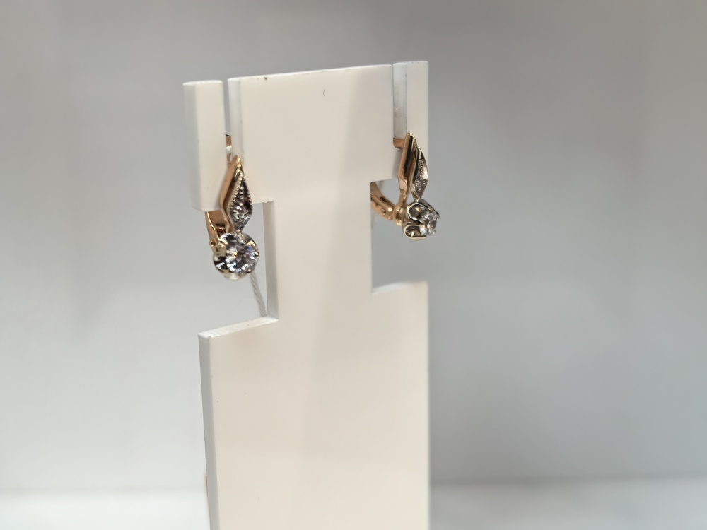 СЕРЬГИ С КАМНЯМИ (Au 585)