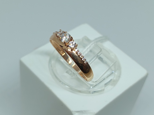 КОЛКМИ585 КОЛЬЦО С КАМНЯМИ (Au 585)