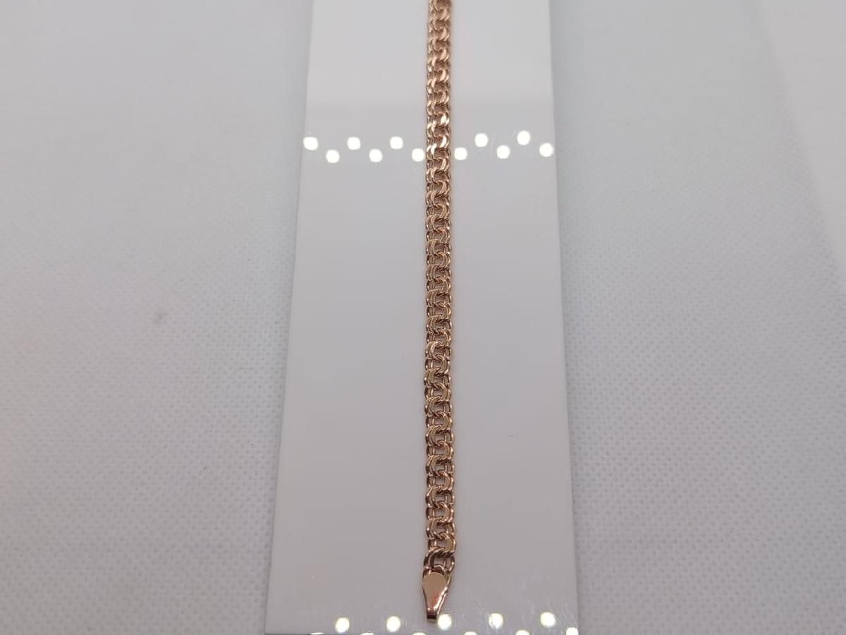 БЛБ585 БРАСЛЕТ ПОЛНОВЕСНЫЙ Бисмарк (Au 585)