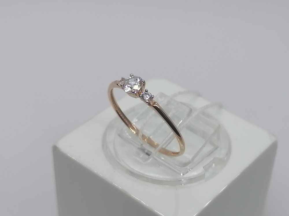 КОЛКМИ585 КОЛЬЦО С КАМНЯМИ (Au 585)